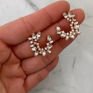 Olive and Piper Lupe Cresent Earrings